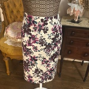 Ann Taylor skirt purple multicolored 8p